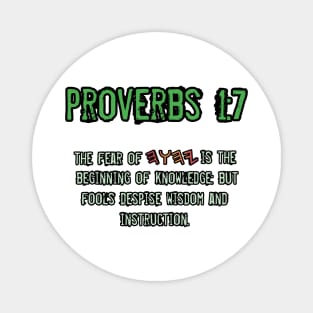 Proverbs 1:7 Magnet